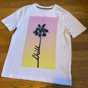 Old Navy Chill Palm Tree Crew-Neck Tee - Medium 8